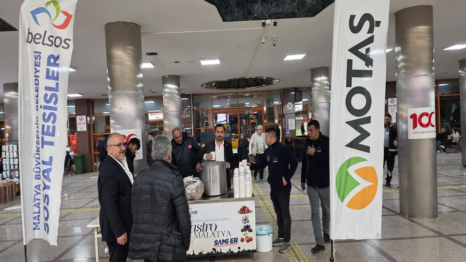 MAŞTİ’de Çay ve Çorba İkramı Yapıldı